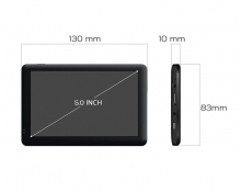 Двуядрена GPS навигация LEOS M60 - 5 инча, 800MHZ, 256MB, 8GB