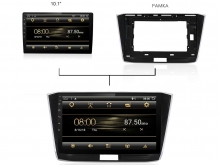 Навигация двоен дин за VW PASSAT (15-19)с Android 16 5218H  GPS,WIFI 10.1 инча