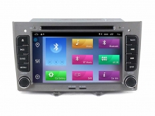 Двоен дин навигация за PEUGEOT 308,408 с Android 14 PE7370SH GPS, WiFi, DVD, 7 инча