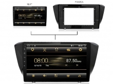 Навигация двоен дин за SKODA SUPERB (15-19) с Android 16 SK5214H GPS, WiFi, 10.1 инча