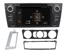 Навигация двоен дин за BMW E90 E91 E92 E93 с Android 15  BM4437H GPS, WiFi,DVD, 7 инча