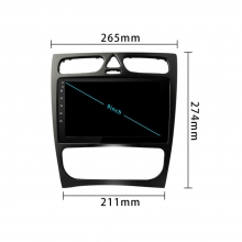 Мултимедийна навигация за MERCEDES C, CLK, G-CLASS W203, W209, W463 (M0F71926H) A16, 9 инча