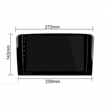 Мултимедийна навигация за MERCEDES ML, GL, W164, X164 (M0F10H) ANDROID 16, 9 инча