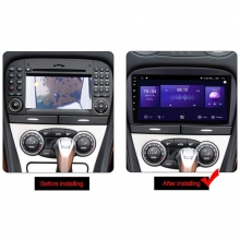 Двоен дин навигация за MERCEDES SL R230 2001-2011 (M0F23H) ANDROID 16, 9 инча