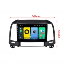 Мултимедийна навигация за HYUNDAI SANTA FE (HY0F267H) ANDROID 16, 9 инча, Wi-Fi