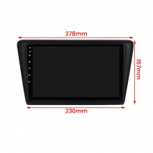 Навигация двоен дин за SKODA RAPID (SK5126H) ANDROID 15, 9 инча, Wi-Fi