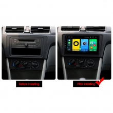 Навигация двоен дин за SKODA RAPID (SK5126H) ANDROID 15, 9 инча, Wi-Fi