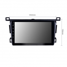 Двоен дин навигация за TOYOTA RAV4 (TY0F65H) ANDROID 16, 9 инча, Wi-Fi