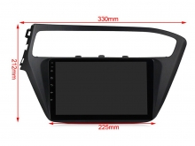 Навигация двоен дин за HYUNDAI I20   (18-19) HY0ZL48H 9 инча с Android 16, Wi-fi, GPS