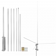 Базова антена PNI DBA27, 26-28 MHz, 620 см, конектор SO-239, 5 елемента, за сгради