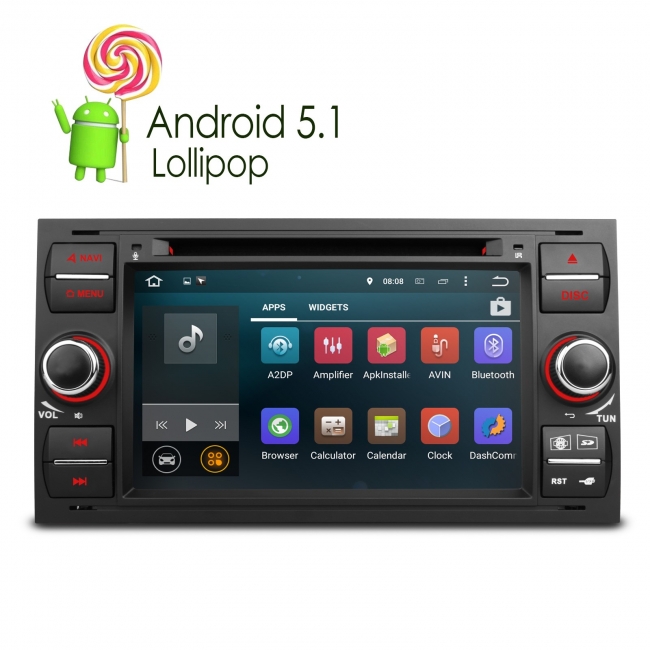 Мултимедия за Ford PF75QSFA-B, Android 5, GPS, 7 инча