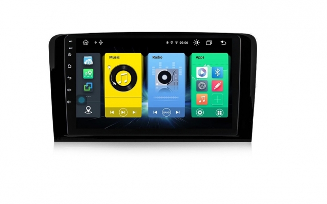 Мултимедийна навигация за MERCEDES ML, GL, W164, X164 (M0F10H) ANDROID 16, 9 инча