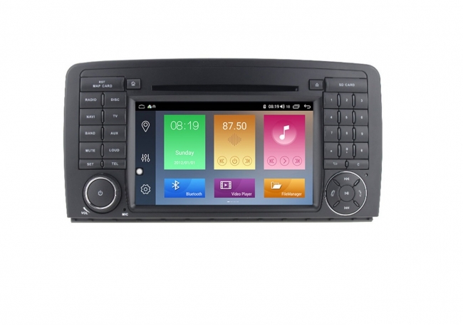Двоен дин навигация за MERCEDES W251 R-class (MO1048H) ANDROID 16, 7 инча, Wi-Fi