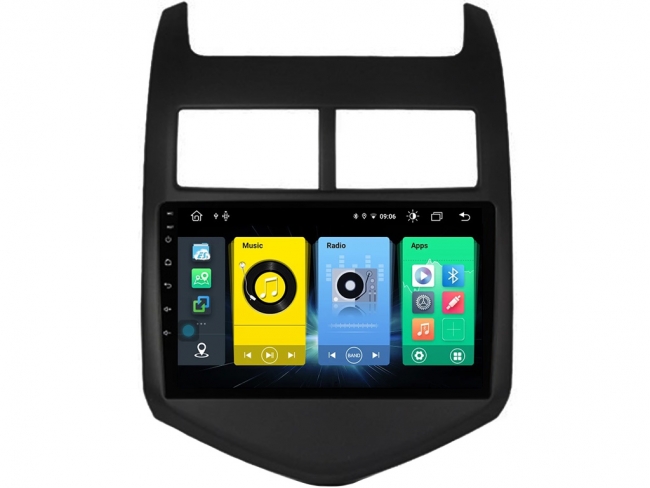 Мултимедия за CHEVROLET AVEO CH0F283H (12-15) 9 инча с Android 16, Wi-fi, GPS
