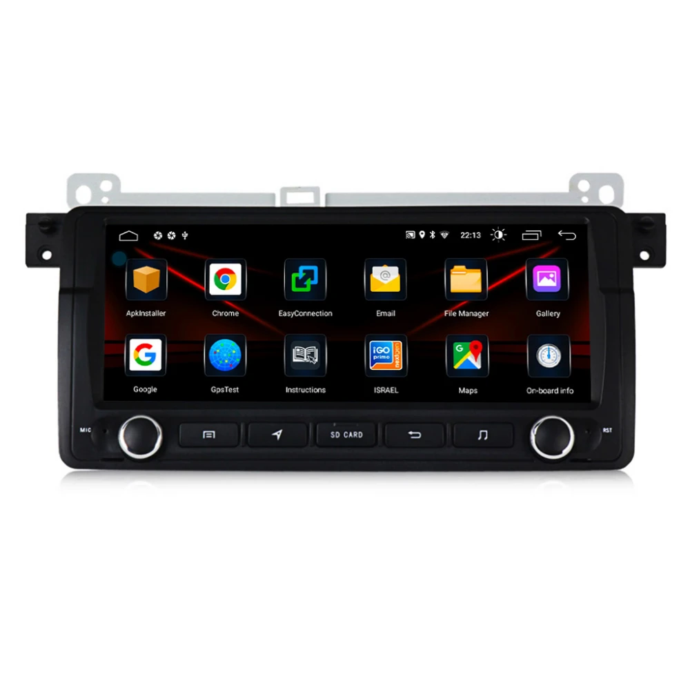 Навигация двоен дин за BMW E46, (BM0880H) ANDROID 16, 8.8 инча