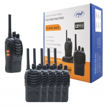 Комплект от 6 преносими радиостанции PNI PMR R40 PRO с батерии